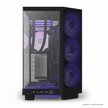 Gabinete Nzxt H6 Air Flow Midi-tower, 3x Ventiladores 120mm Rgb, Negro