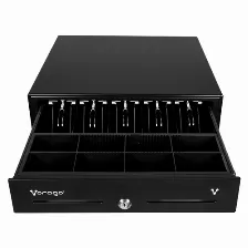 Cajón De Dinero Vorago Cd-100, Cajón Manual De Dinero, Negro, 410 Mm, 420 Mm, 113 Mm, 7 Kg