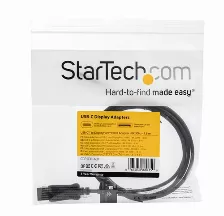 Adaptador De Vídeo Startech.com Cable Adaptador De 1.8m Usb-c A Displayport - Convertidor Usb Tipo C A Dp - 8k 60hz, 1.8 M, Usb Tipo C, Displayport, Macho, Macho, Derecho