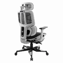 Silla Gaming Game Factor Cgm700, Reclinable, Descansa Brazos 3d Ajustable, Metalica, Negro