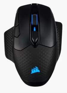 Mouse Gamer Corsair Dark Core Rgb Pro, Wired/wireless, 16000 Dpi ,9 Botones Programables, Rgb 4 Zonas, Usb, Negro