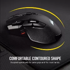 Mouse Gaming Corsair Ironclaw Rgb Wireless, 18000dpi, Bluetooth, Sensor Optico Custom Pixart, 10 Botones Programables, Omron