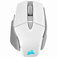 Mouse Corsair M65 Rgb Ultra Wireless óptico, 8 Botones, 26000 Dpi, Interfaz Bluetooth, Color Blanco