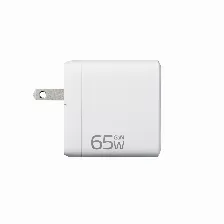 Cargador De Pared Adata Gan Usb Charger, 65 W, 2x Puerto Usb Tipo C, 1x Puerto Usb A, Enchufe Plegable, Color Blanco