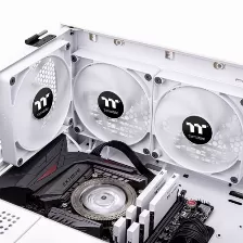 Kit 2 Ventiladores Thermaltake Tt Ct120 Pc 2000 Rpm, 120mm, Blanco