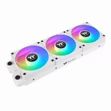 Kit 3 Ventiladores Thermaltake Ct120 Ex Argb Sync, 120mm, 2000 Rpm, Blanco