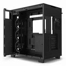 Gabinete Nzxt H9 Elite Midi Tower Con Ventana, 4 Ventiladores Rgb, S/fuente, Negro