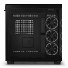 Gabinete Nzxt H9 Elite Midi Tower Con Ventana, 4 Ventiladores Rgb, S/fuente, Negro