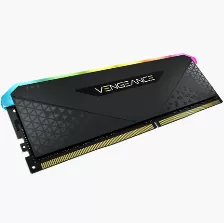 Memoria Ram Dimm Corsair Vengeance Rgb Rs 16gb Ddr4, 3200mhz, Compatible Con Aura Sync, Negro