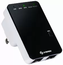 Ampliador De Red Steren Com-818 300 Mbit/s, 2rj-45, Negro