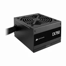 Fuente De Poder Corsair Cx750, 750w, 80 Plus Bronze, Atx, 3 Sata, 2 Pci-e, 120mm, Negro