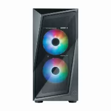 Gabinete Cooler Master Cmp 320 Media Torre Con Ventana, 2x Ventiladores Argb, Negro Open Box Grado A