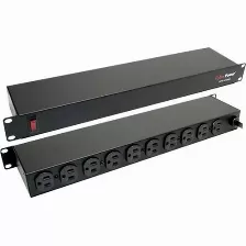 Sistema De Alimentacion Cyberpower Cps1215rm Máxima Corriente 15 A, Conexion 10 X Nema 5-15r, Cable De 4.57 M, Capacidad Del Rack 1u, Color Negro