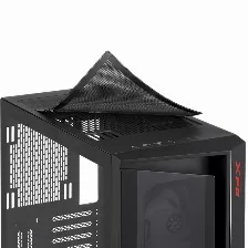 Gabinete Xpg Cruiser, Ventana Lateral, 3 Ventiladores Argb 120mm, 2 X Usb 3.0, Negro