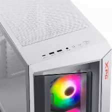 Gabinete Xpg Cruiser, Blanco, Ventana Lateral Si, 3 Ventiladores Argb 120mm