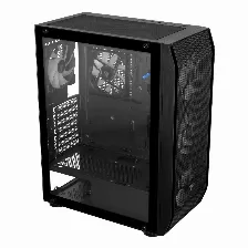 Gabinete Game Factor Csg 400, Atx/m-atx/itx/e-atx, 5 Ventiladores Argb, Sin Fuente, Negro