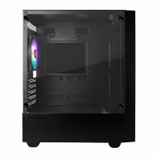 Gabinete Game Factor Csg503 Pc, Soporta Micro Atx, Mini-atx, 6 Ranuras De Expansión, Color Negro, Ventana Lateral Si, Iluminación Si, Fuente De Alimentación No, Ventiladores Traseros 1x 120 Mm, 1 X Usb 3.2, 2 X Usb 2.0