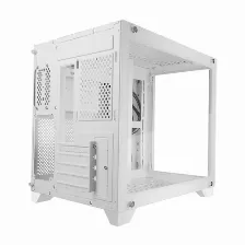 Gabinete Game Factor Csg570, Ventana Lateral, Rgb, Ventiladores Traseros 1x 120 Mm, Blanco