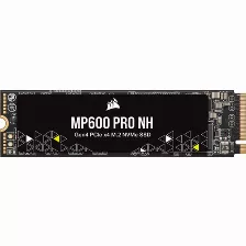 Ssd Corsair Mp600 Pro Nh 4 Tb, M.2, Pci Express 4.0 Lectura 7000 Mb/s, Escritura 6500 Mb/s