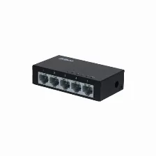 Switch Dahua Technology Access Pfs3005-5et-v2 No Administrado, L2, Cantidad De Puertos 5, Fast Ethernet (10/100), 1 Gbit/s, Negro