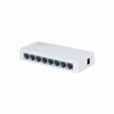 Switch Dahua Technology Access Pfs3008-8et-l-v2 No Administrado, L2, Cantidad De Puertos 8, Fast Ethernet (10/100), 1.6 Gbit/s, Blanco