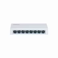 Switch Dahua Technology Access Pfs3008-8et-l-v2 No Administrado, L2, Cantidad De Puertos 8, Fast Ethernet (10/100), 1.6 Gbit/s, Blanco