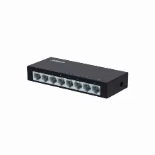 Switch Dahua Technology Access Pfs3008-8et-v2 No Administrado, L2, Cantidad De Puertos 8, Fast Ethernet (10/100), 1.6 Gbit/s, Negro