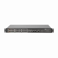 Switch Dahua Technology Pfs4226-24et-240 Gestionado, L2, Cantidad De Puertos 24, Sfp 2, Fast Ethernet (10/100), 8.8 Gbit/s, 1u, Negro