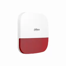 Sirena Inalambrica Para Exterior/dahua / Dhi-ara13-w2/ Con Estrobo Rojo/ 110db / Multiples Sonidos De Alarma/ Ip65/ Alarma De Bateria Baja