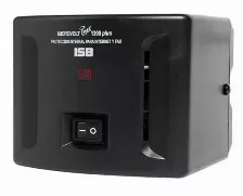 Regulador Isb Microvolt 1300va/120v 8 Salidas Ac Nema 5-15r Proteccion Para Linea Telefonica 2rj-11 Led