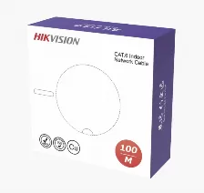 Bobina Cable Utp Hikvision Cat6, Interior, 100% Cobre, 100mts, Para Video Y Redes, Blanco