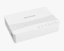 Switch Gigabit Hikvision, 5 Puertos, 10/100/1000 Mbps, No Administrable, Blanco