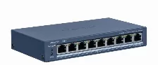 Switch Hikvision Poe+, Monitoreable, 8 Puertos 100 Mbps Poe+, 1 Puerto 1000 Mbps Uplink