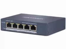 Switch Hikvision Gigabit Poe, 4 Puertos, 1000 Mbps, Administrable, 45 Watts