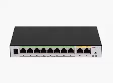 Balaceador Hikvision Gigabit Poe, 8 Puertos Gigabit Poe+, 2x Wan, Negro