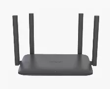 Router Inalambrico Hikvision, 4 Antenas, 2.4 / 5ghz, 4xlan, 1xwan 1000 Mbps, Wifi 6, Negro