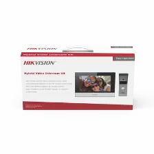 Kit Videoportero Hikvision, Touch, Wi-fi, Altavoz, Alambrico/inalambrico, Apertura De Puerta, Ip65, Metal