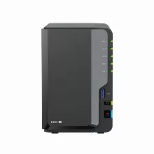 Nas Synology Diskstation Ds224+ Intel J4125, 2 Ghz, 4 Núcleos, Número De Unidades De Almacenamiento Compatibles 2, 2.5/3.5