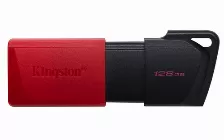 Memoria Usb Kingston Datatraveler Exodia M 128gb Usb Tipo A, 3.2 Gen 1 (3.1 Gen 1), Color Negro, Rojo