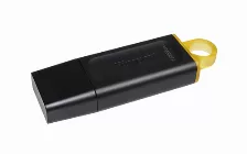 Memoria Usb Kingston Technology Datatraveler Exodia 128 Gb, 3.2 Gen 1 (3.1 Gen 1), Factor De Forma Tapa, Color Negro Amarillo