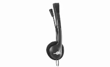 Audífonos Easy Line El-994787 Diadema Para Llamadas/música, Micrófono Boom, Conectividad Alámbrico, Conector De 3.5 Mm Si, Color Negro