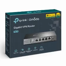 Ruteador Alambrico Tp-link Omada Er605 Ethernet Wan Si, Gigabit Ethernet, Puertos Lan 5, Ieee 802.1q, Ieee 802.3, Ieee 802.3ab, Ieee 802.3u, Ieee 802.3x