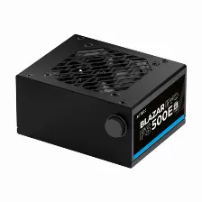 Fuente De Poder Acteck Blazar Evo Fs500e, 500w, 20+4 Pin, Atx, Negro Open Box Grado A