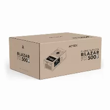 Fuente De Poder Tfx Acteck Blazar Fx500, 500w, 2x Molex, 2x Sata, 1x Atx, Negro