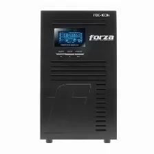 No Break Forza Power Technologies Fdc-103k 3 Kva / 3000 W, Entrada 150 V, Salida 127 V, 46/64 Hz, 9 Salidas Ac, Tiempo Recarga Bat. 3 H, Color Negro