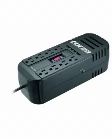 Regulador Automatico De Voltaje Forza Fvr-2201m Capacidad De 2200va/1100w, 8 Slds, Rj11-120v