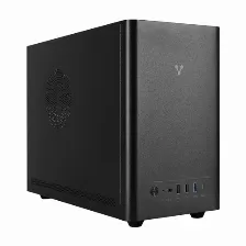 Gabinete Vorago Gab-210-bk, Minitorre, Soporta Matx, Incluye Fuente De Poder 500w, Negro