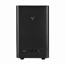 Gabinete Vorago Gab-210-bk, Minitorre, Soporta Matx, Incluye Fuente De Poder 500w, Negro (refurbished)