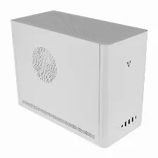 Gabinete Vorago Gab-210-wh, Minitorre, Soporta Matx, Incluye Fuente De Poder 500w, Blanco