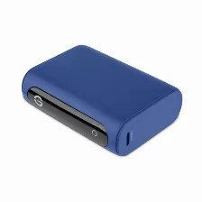 Power Bank Getttech Gbn-m10cl-01 10000 Mah, Universal, Fuente De Carga Usb, Color Azul, Soporta 1 Dispositivo(s)